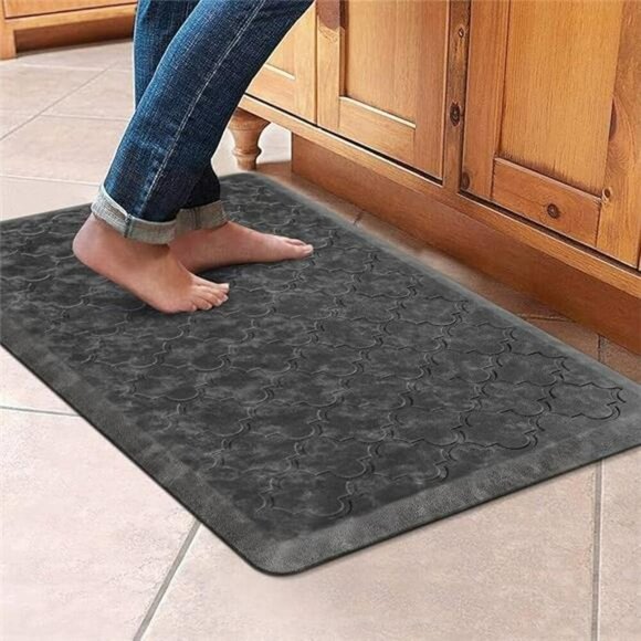 WISELIFE Anti Fatigue Kitchen Mat Thick Non Slip Foam Floor Rug Waterproof - Picture 7 of 7